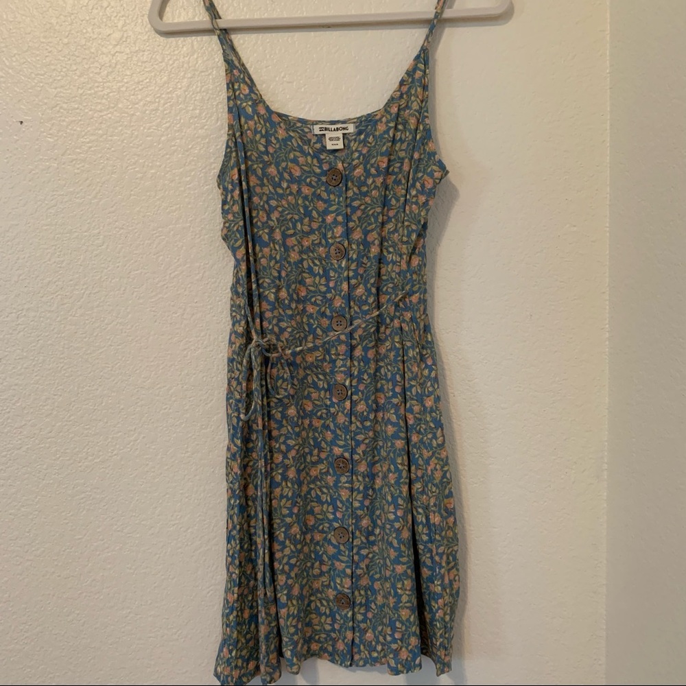 Floral Sundress with Buttons